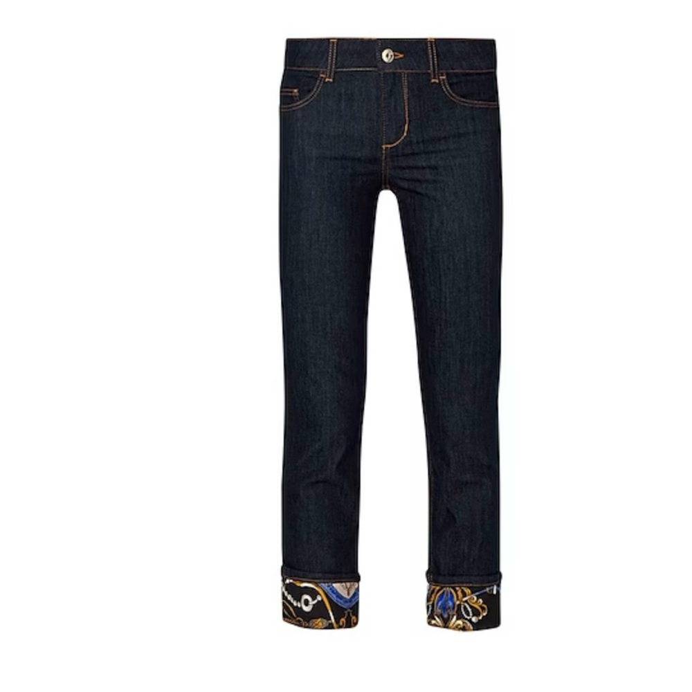 LIU*JO CROPPED BOTTOM UP JEANS - Picture 5 of 12